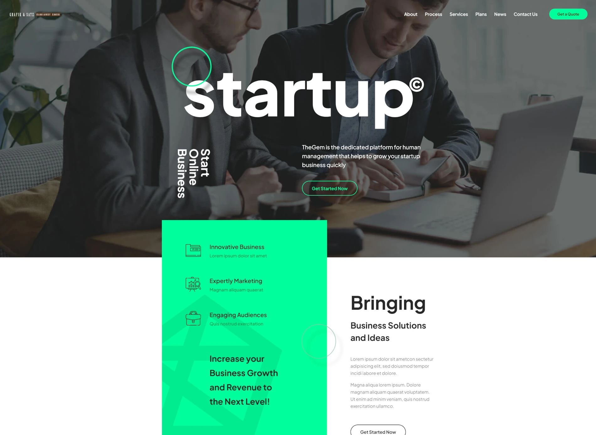 DEMO 30 – Grafik und Satz Damianof GmbH – Business _ Consulting