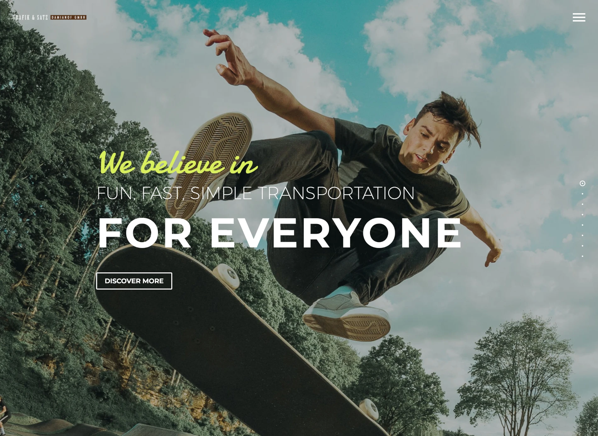 DEMO 50 – Grafik und Satz Damianof GmbH – Landing _ Products