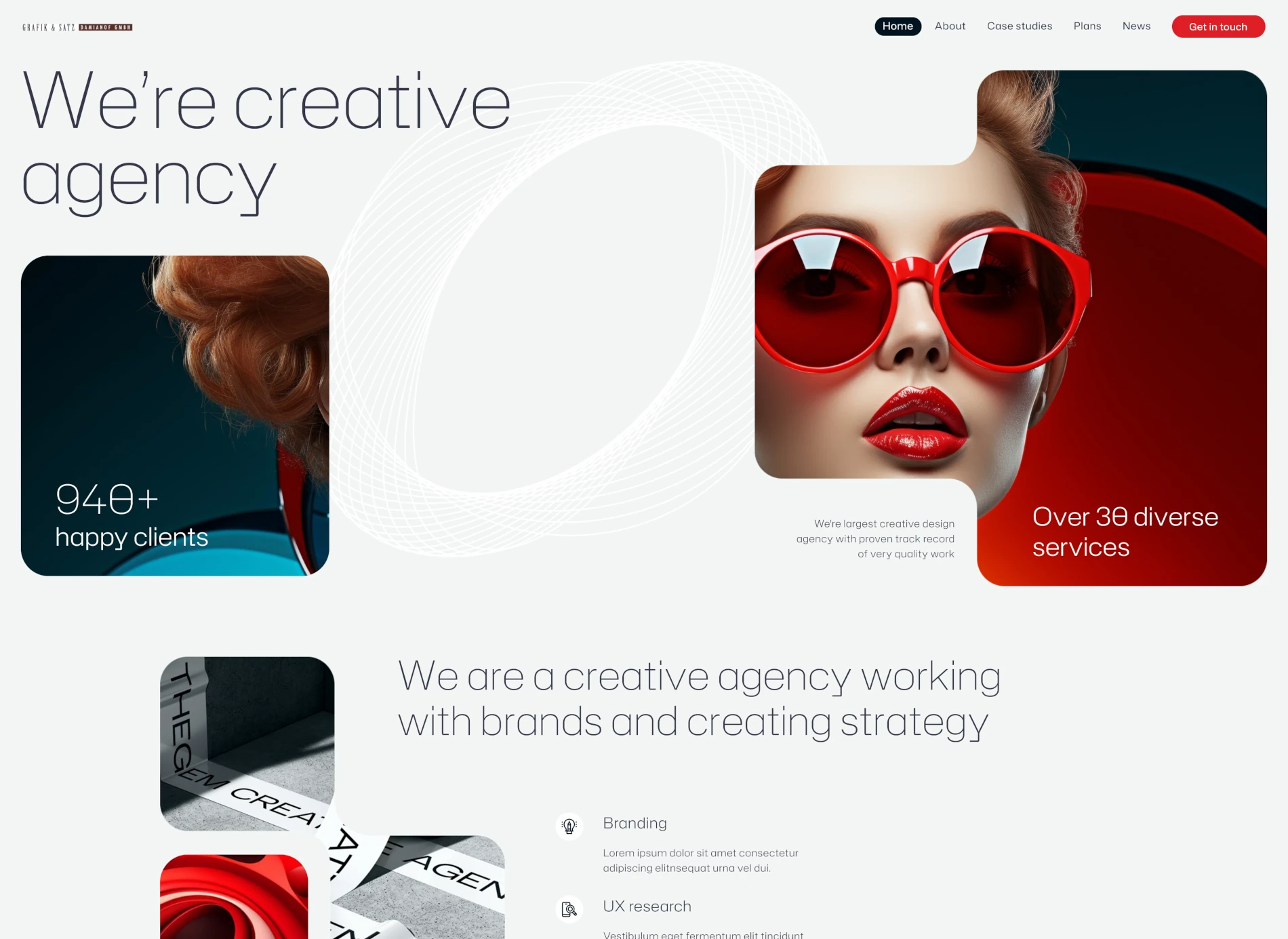 DEMO 60 – Grafik und Satz Damianof GmbH – Agency _ Creative _ Business